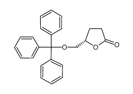 (S)-(+)-γ-三苯甲基甲氧基-γ-丁内酯结构式