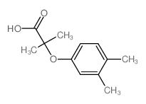 2-(3,4-Dimethyl-phenoxy)-2-methyl-propionic acid Structure