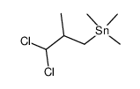 γ,γ-Dichlorisobutyl-trimethylzinn Structure