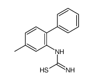 (5-methyl-2-phenylphenyl)thiourea Structure