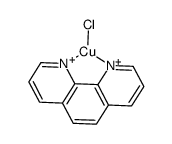 chloro(1,10-phenanthroline)copper(I)结构式