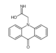9-Oxo-10-acridineacetic acid Structure