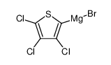 (3,4,5-trichlorothiophen-2-yl)magnesium bromide结构式