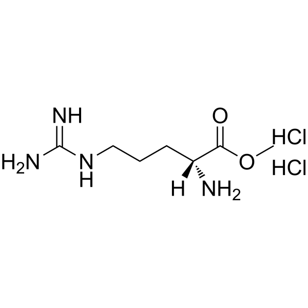 D-精氨酸甲酯盐酸盐结构式
