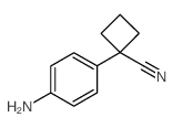 1-(4-Aminophenyl)cyclobutanecarbonitrile Structure