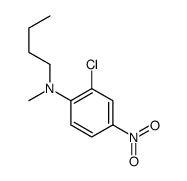 N-丁基-2-氯-n-甲基-4-硝基苯胺结构式