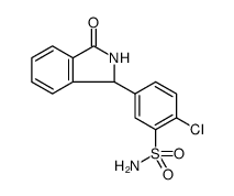 Benzenesulfonamide, 2-chloro-5-(2,3-dihydro-3-oxo-1H-isoindol-1-yl) Structure