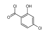 Benzoyl chloride, 4-chloro-2-hydroxy- (9CI) structure