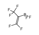 1-trifluoromethyl-2,2-difluoroethenyldifluoroborane结构式