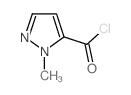 1-Methyl-1H-pyrazole-5-carbonyl chloride Structure