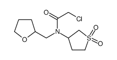 2-CHLORO-N-(1,1-DIOXIDOTETRAHYDROTHIEN-3-YL)-N-(TETRAHYDROFURAN-2-YLMETHYL)ACETAMIDE Structure