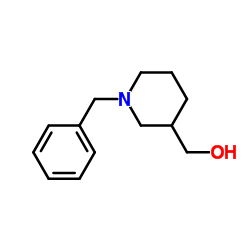 (1-苄基-3-哌啶基)甲醇结构式