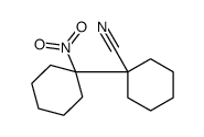 1-(1-nitrocyclohexyl)cyclohexane-1-carbonitrile结构式