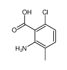 2-Amino-6-chloro-3-methylbenzoic acid Structure
