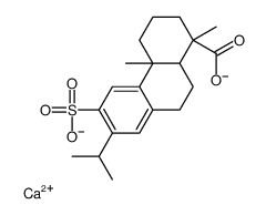 calcium (1R,4aR,10aR)-1,4a-dimethyl-7-propan-2-yl-6-sulfonato-2,3,4,9, 10,10a-hexahydrophenanthrene-1-carboxylate structure