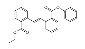 benzyl 2-[2-[2-(ethoxycarbonyl)phenyl]-1-ethenyl]benzoate结构式