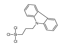 3-carbazol-9-ylpropyl(trichloro)silane Structure