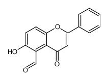 6-hydroxy-5-formylflavone Structure