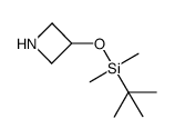 3-[(叔丁基二甲基甲硅烷基)氧基]氮杂环丁烷结构式