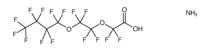 cf3(cf2)3o(cf2)2ocf2coo(1-)nh4(1+) Structure