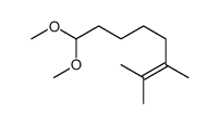 8,8-dimethoxy-2,3-dimethyloct-2-ene Structure