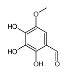 2,3,4-trihydroxy-5-methoxybenzaldehyde结构式