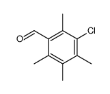 3-chloro-2,4,5,6-tetramethylbenzaldehyde Structure