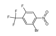 1-Bromo-4-fluoro-2-nitro-5-(trifluoromethyl)benzene Structure