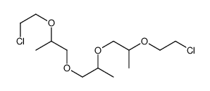 2-(2-chloroethoxy)-1-[2-[2-(2-chloroethoxy)propoxy]propoxy]propane结构式
