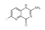 2-氨基-6-氯吡咯并嘧啶-4-酮结构式