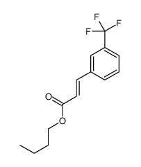 butyl 3-[3-(trifluoromethyl)phenyl]prop-2-enoate结构式