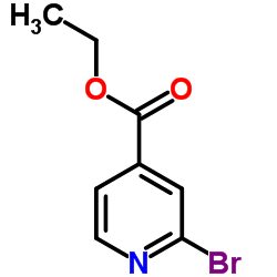 2-溴吡啶-4-羧酸乙酯结构式