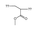 聚丙烯酸甲酯 溶液结构式