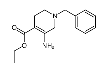 5-氨基-1-苄基-1,2,3,6-四氢-吡啶-4-羧酸乙酯结构式