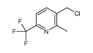 3-(Chloromethyl)-2-methyl-6-(trifluoromethyl)pyridine Structure