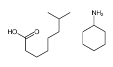 isononanoic acid, compound with cyclohexylamine (1:1)结构式
