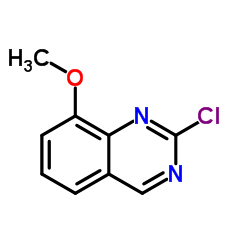 2-氯-8-甲氧基喹唑啉结构式
