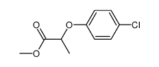 2-(4-chlorophenoxy)propanoic acid methyl ester结构式