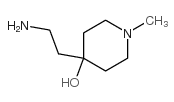 4-(2-氨基乙基)-1-甲基哌啶-4-醇结构式