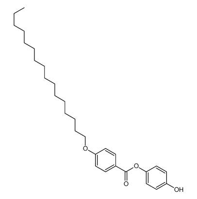 (4-hydroxyphenyl) 4-hexadecoxybenzoate结构式