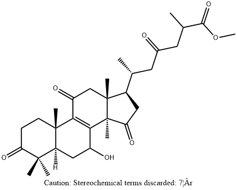 Methyl ganoderate D Structure