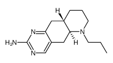 trans-(+-)-2-amino-6-n-propyl-5,5a,6,7,8,9,9a,10-octahydropyrimido-[4,5-g]quinoline Structure