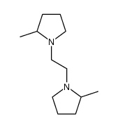 1,2-bis-(2-methyl-pyrrolidino)-ethane Structure