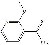 2-甲氧基吡啶-3-硫代碳酰胺结构式