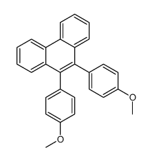 9,10-bis(4-methoxyphenyl)phenanthrene结构式