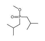 1-[methoxy(2-methylpropyl)phosphoryl]-2-methylpropane Structure