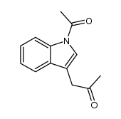 (1-acetyl-indol-3-yl)-acetone Structure