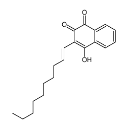 3-dec-1-enyl-4-hydroxynaphthalene-1,2-dione Structure