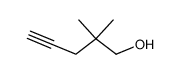 2,2-二甲基-4-戊炔-1-醇结构式