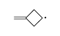 3-methylencyclobutyl radical Structure